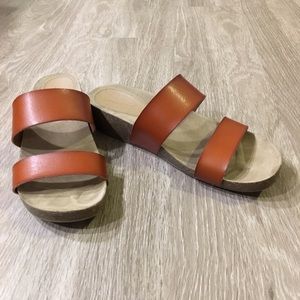 Universal Threads slip on wedge sandal